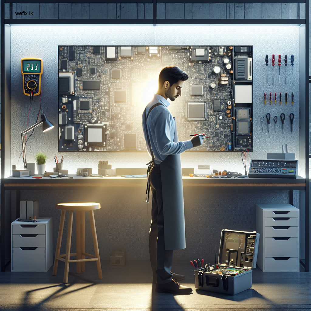 Fix Your LED TV Turning On and Off in Colombo