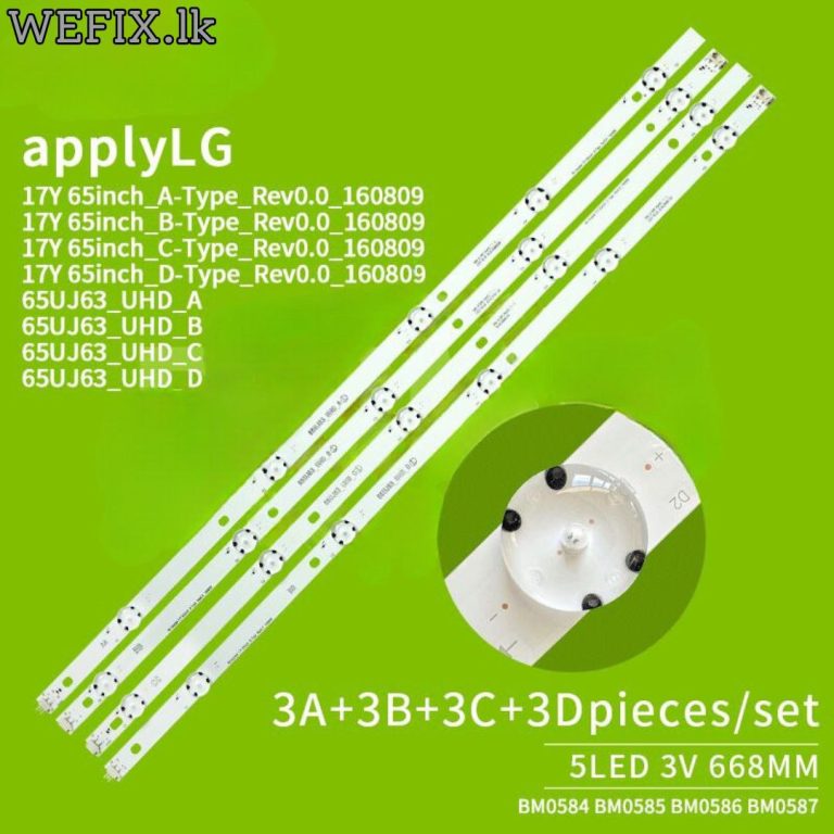 LED Backlight 3A+3B+3C+3D 5LED 3V