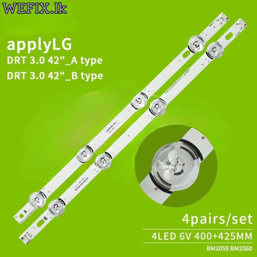 LED Backlight 4 pairs/set 4LED 6V