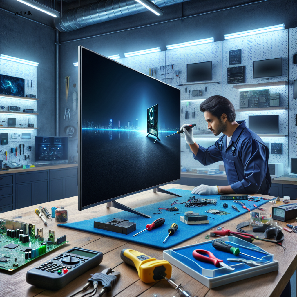 Fix Samsung TV Black Screen with Sound in Colombo