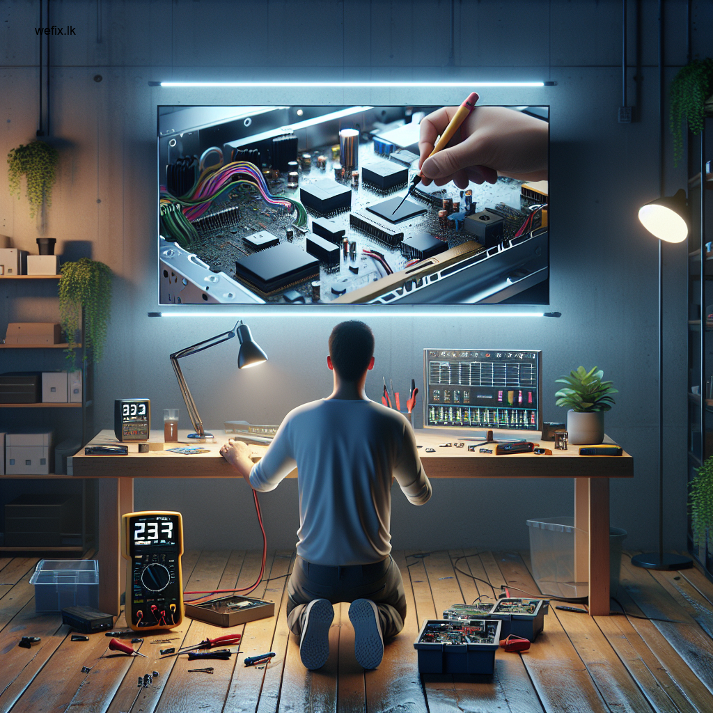 LED TV Power Board Replacement in Colombo by WeFix.lk