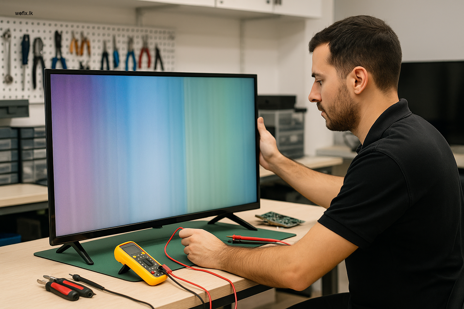 Fix LED TV Screen Discoloration in Colombo – Professional Help at WeFix.lk